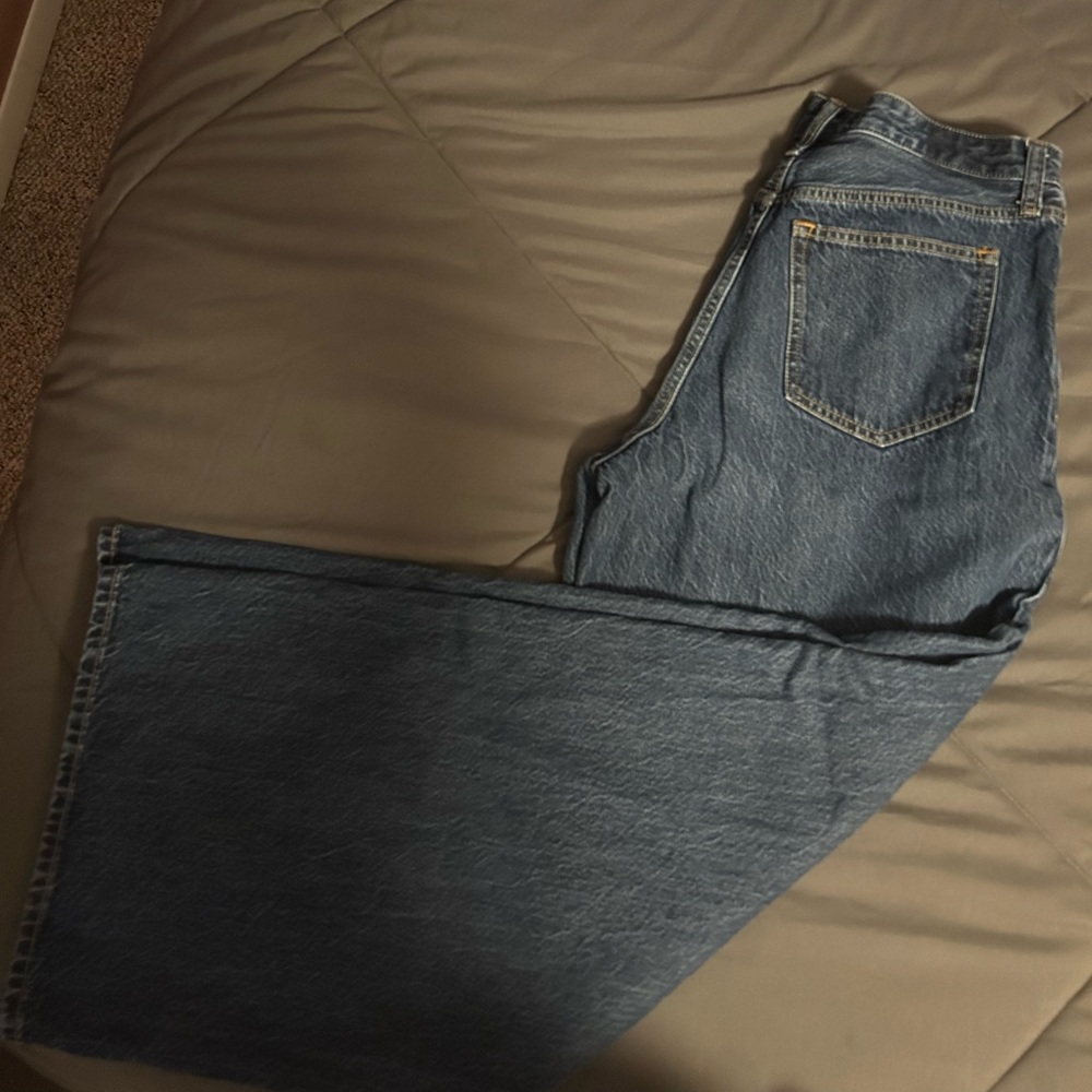 Abercrombie wide leg jeans